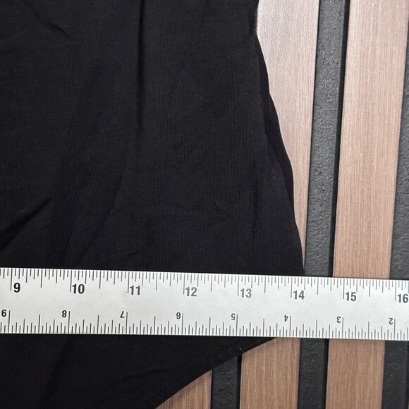 ATM Bodysuit Large Womens Black One Piece Spaghetti Strap Thong - Picture 4 of 7